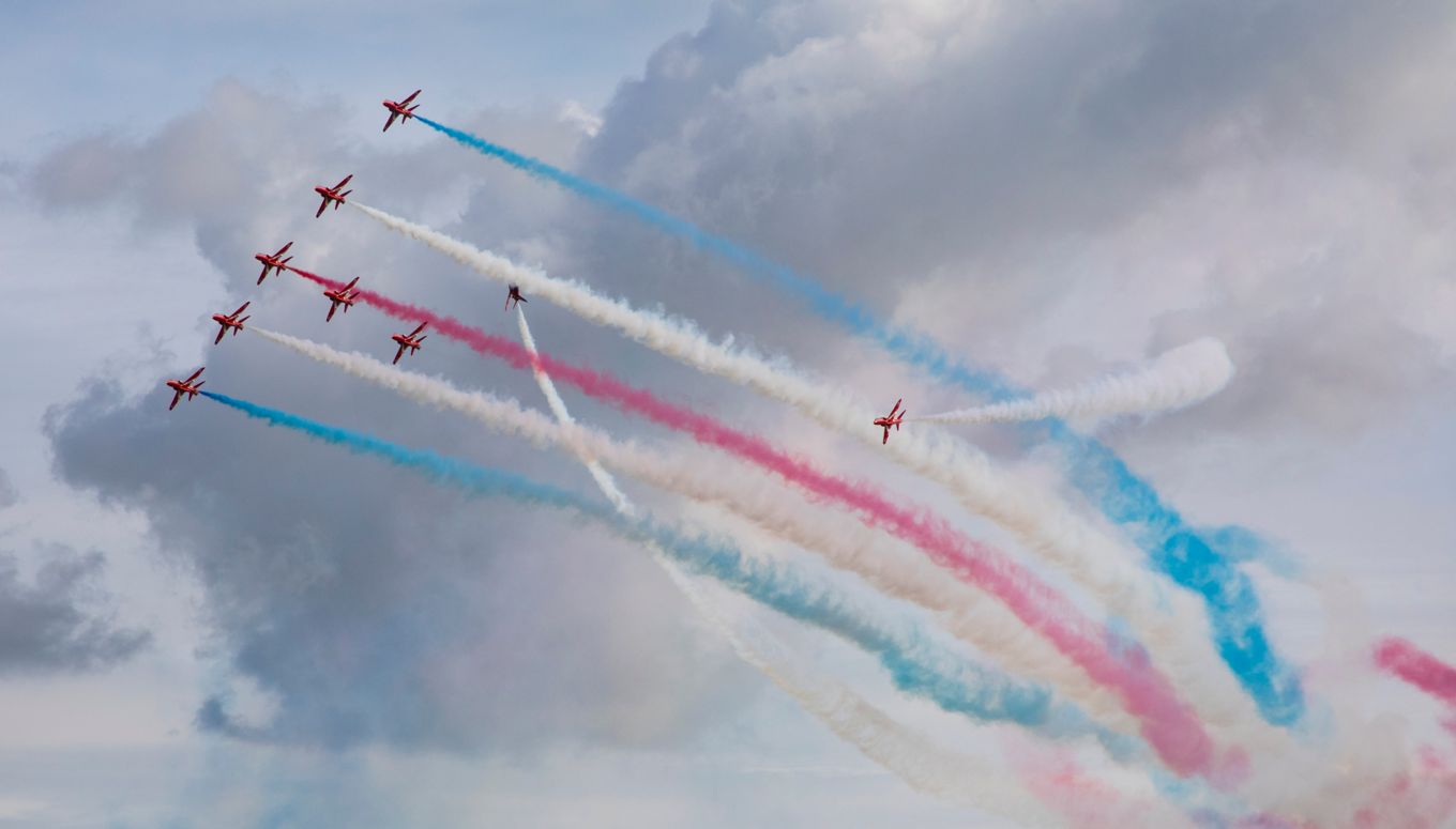 Display approval for Red Arrows Royal Air Force